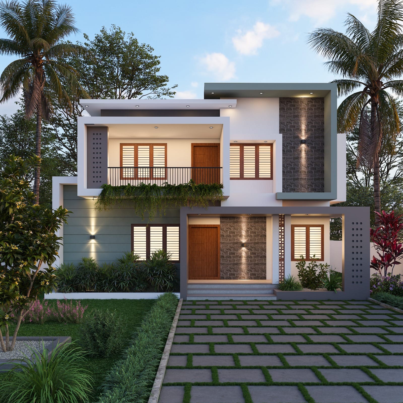 Garden residence — project elevation
